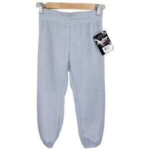 NEW Unisex Rawlings Gray Youth‎ Baseball Pants Gray Size Large